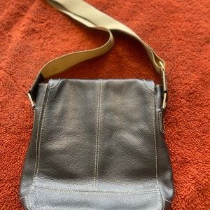 Bosca Leather Messenger Bag